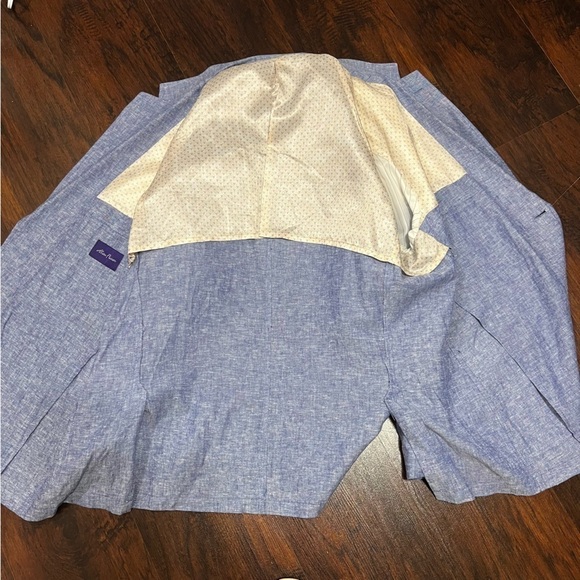 ALLEN FLUSSER blue sportcoat jacket XXL *based on measurement - Picture 6 of 10